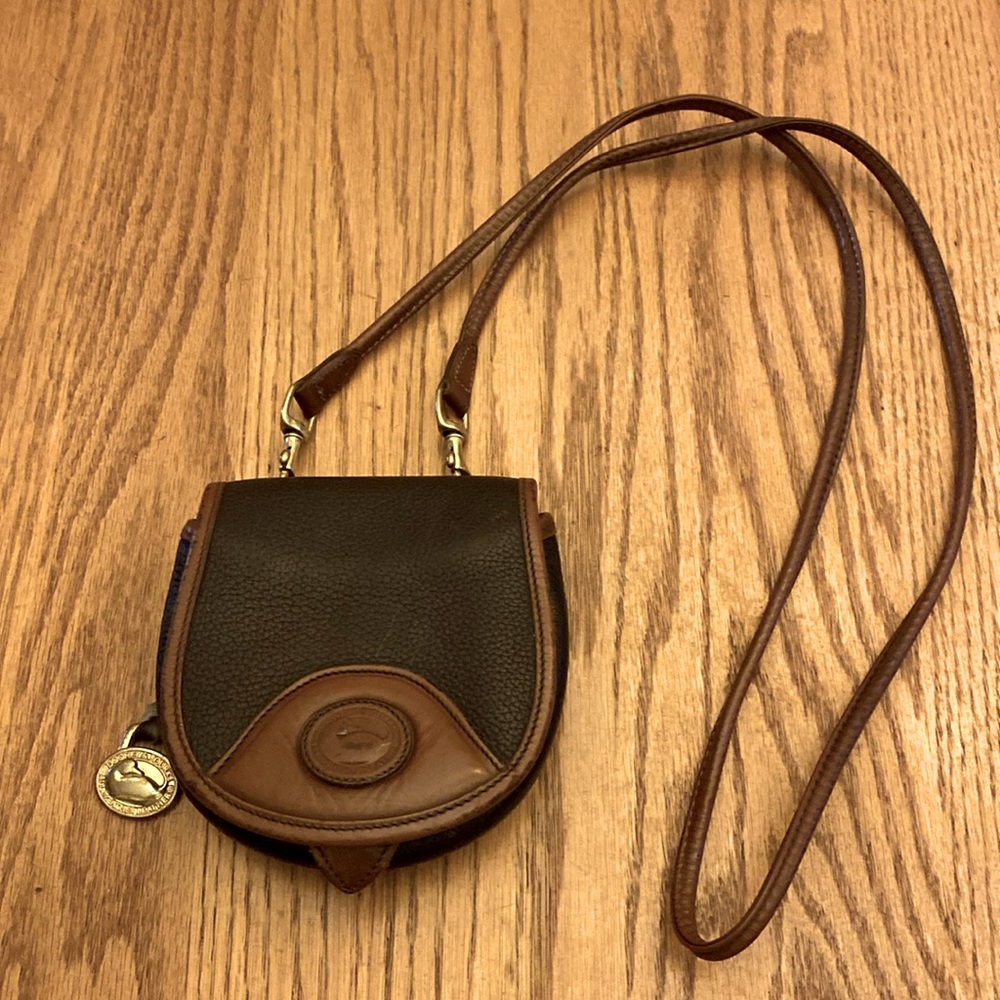 Dooney & Bourke Mini Saddle Bag with Belt Loop